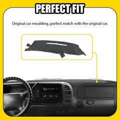 Dashboard Mat Cover For 1997-98 Chevy Silverado Pickup Truck Dash Pad Gray 1-5X