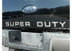 RED Tailgate Plastic Letter Inserts for 08-16 SUPER DUTY Models Not Decal