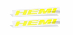 HEMI Fender Badge Overlay Decals (pair) – 2011-2019 Dodge Charger