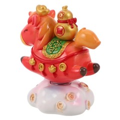 2 Count Zodiac Ornaments Horse Statue Decoration Cute Figurines