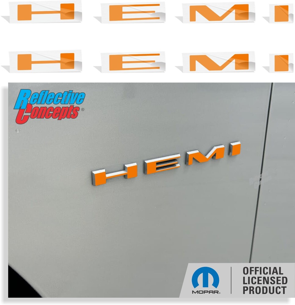 HEMI Fender Emblem Overlay Stickers – 2020-2022 Charger R/T & Challenger R/T