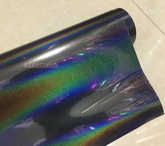 Rainbow Car Hood Iridescence Pearl Glossy Chameleon Laser Vinyl Wrap Sticker US