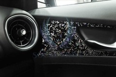 PET Damascus Steel Forged Carbon Fiber Black Car Vinyl Wrap Decal Sticker Film