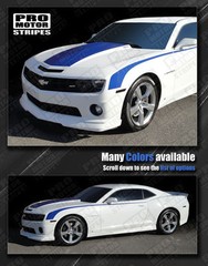Chevrolet Camaro Top & Side Hockey Throwback Stripes 2010 2011 2012 2013