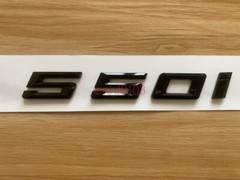 Gloss Black 3D ABS Letters Trunk 550i Emblem Rear Badge for BMW 2017-2022 550i