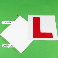 New Learner Drivers Bumper Decoration Door Side Removable Decals Signs L Letter