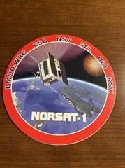 NORSAT-1 PMOD-WRC ESA NSC SFL UiO KSX DECAL