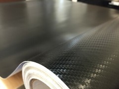 Matte Flat Carbon Fiber CF Black Texture Vinyl Car Wrap Sticker Decal Film Sheet