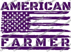 American Farmer,American Flag,Farming,Agribusiness,Dairy Farm,Custom Vinyl Decal