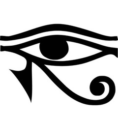 Eye Of Horus Egyptian Pagan Vinyl Decal Sticker you choose size and color