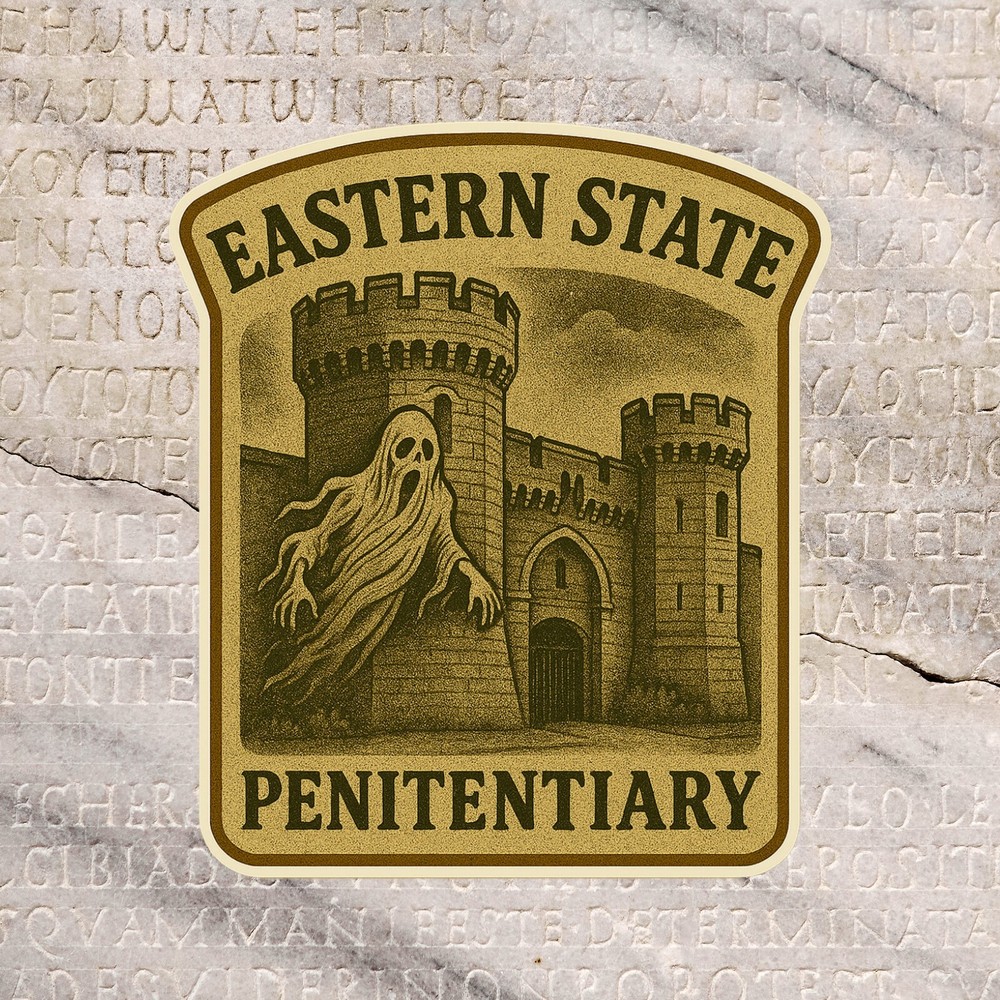 Ghosts Eastern State Penitentiary Decal Sticker Car Truck Window DieCut Vinyl