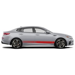 Side door lower stripes graphics stickers decal compatible with KIA Optima