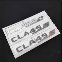 3D ABS Chrome For CLA 45 S AMG C117 C118 CLA45S TURBO Car Trunk Badge Emblem