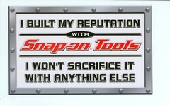 “NEW” Vintage Snap-on Tools Tool Box Sticker Decal Man Cave Garage Reputation#17