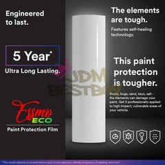 5FTx5FT PPF Paint Protection Film Gloss Lemon Yellow Invisible Scratches Shield