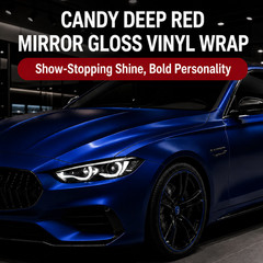 5ft x 50ft Matte Chrome Blue Car Wrap Ultra Smooth No Orange Peel Air Release