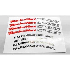 RACING HART CP035 WHEELS SET DECALS STICKERS for 15″ 16″ rims. free shipping