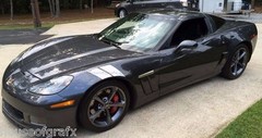 2 Color Fender hash stripes decals fit 2010 2011 2012 2013 Chevrolet Corvette