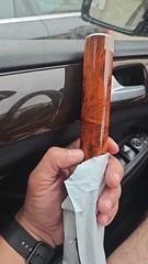 Car Interior Wood Grain Textured Glossy Vinyl Wrap Sticker DIY Decal Sheet Film