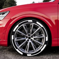 16PCS Car Tire Wheel Stickers 3D PVC Tire Lettering Decals Universal Auto Decor