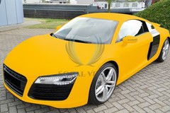 Premium Matte Flat Yellow Vinyl Car Wrap Sticker Decal Sheet Film Bubble Free