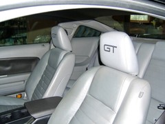 2005-2009 Ford Mustang Headrest Gt Newer Style Decals – Only Leather Seats 05-09