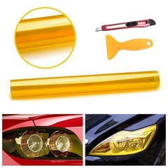 72inch Headlight Taillight Fog Light Tint Film Vinyl Wrap Universal For Car