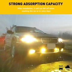 12″X72″ Gloss Tint Headlight Foglight Taillight Vinyl Film Sticker Golden Yellow