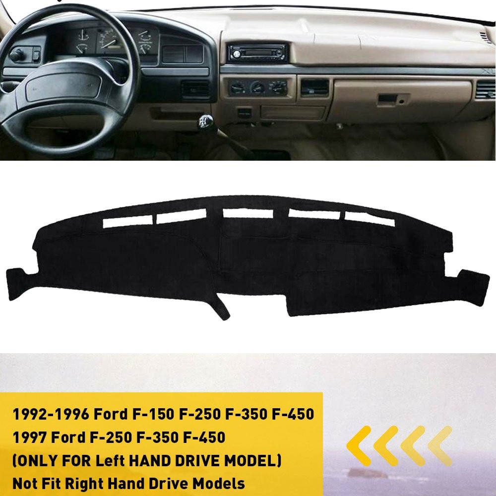 Dash Mat For 92-96 Ford F150 F250 F350 F450 Sun Shade Pad Car Dashboard Cover Y