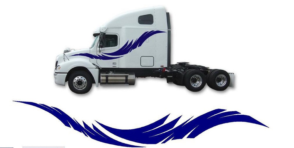 SEMI #3 DECAL VINYL AUTO VAN VEHICLE SEMI TRAILER CROSS OVER CAR TRUCK SUV
