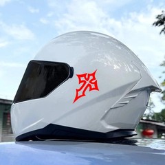 Creative Cross Pattern Motorcycle Sticker Waterproof Vinyl Decal Racing Helmet