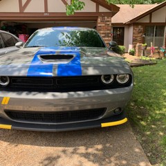 10″ PLAIN Rally Racing Stripe Graphics Stripes Set FIT 2009 – 2023 Challenger