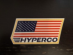 Hyperco Coil Over Springs USA FLAG 4″X1.75″ STICKER