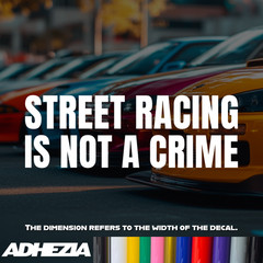 Street Racing Vinyl Decal Sticker – Design for Cars, Bumpers, Windows, JDM