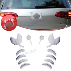 Car Sticker Fashion 3D Crab Styling Auto Emblem Logo Decals DIY Car Decorations