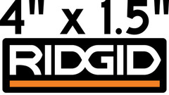 RIDGID TOOLS DECAL VINYL STICKER DECAL TOOL BOX TRUCK WINDOW CAR FREE SHIPPING