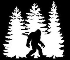 Sasquatch Bigfoot Yeti Car Window Decal Vinyl Laptop Computer Sticker New