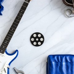 Universal Black Vinyl Record Clamp Stabilizer Aluminum Alloy for Improved Sound