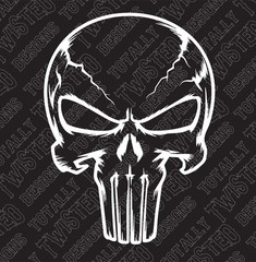 Punisher Skull Logo vinyl decal sticker Car Truck Marvel Comic MCU cool