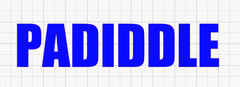 3″ x 9.3″ Vinyl Bumper Sticker Oracal 651 Blue Die Cut Decal