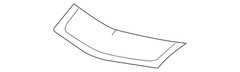 Genuine GM Carbon flash Front Bumper Fascia Upper Decal 84532288