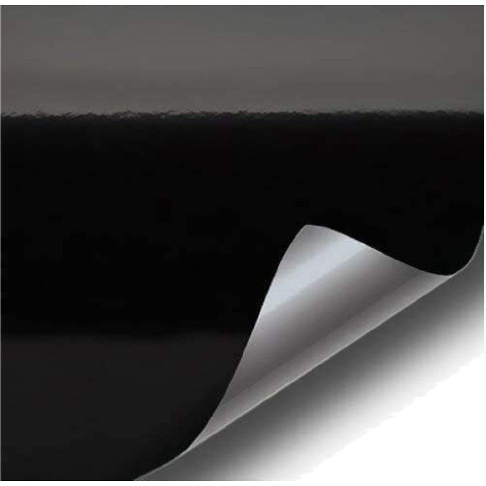 High Gloss Black Vinyl Wrap Roll – 2ft x 5ft Microfinish for Appearance