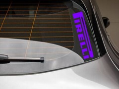 Custom Pirelli Vinyl Decal Import Tuner Multiple Colors and Sizes
