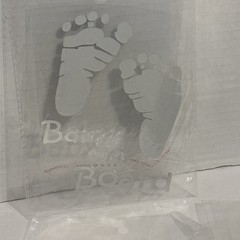 Lot 10 Baby on Board Decal / Baby Footprints Decal /Car Window Decal / Car Decal