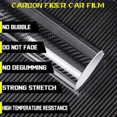 Carbon Fiber Vinyl Car Auto 7D Glossy Wrap Sheet Roll Film Sticker NEW