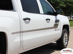 2000-2018 Chevy Silverado Speed XL 3M Pro Vinyl Side Door Stripe Decals Graphic