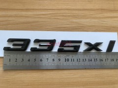 Gloss Black 3D ABS Letters Trunk 335xi Emblem Rear Badge for BMW 2017-2022 335xi