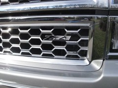 2014-2018 Chevy Silverado Z71 Grille Emblem ( Z ) Overlay Decal Insert (BLACK)