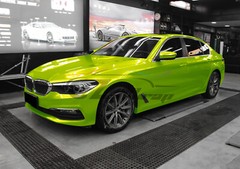 Gloss Metallic Lime Green Candy Decal Car Vinyl Wrap Film Sticker Sheet Sparkle