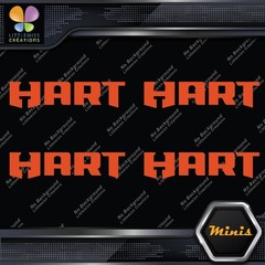 Compatible Hart Tools Name Only Logo Pack of 4 MINI SIZE Decals Stickers Vinyl